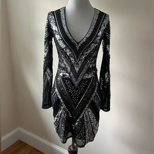 Express slip on sequin dress. Size XS.